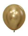Ballonnen Reflex Gold 45cm 6st