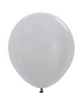 Ballonnen Pearl Silver 45cm 25st