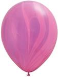 Ballonnen Superagate Pink & Violet 28cm 25st