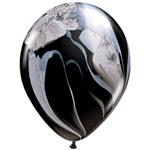 Ballonnen Superagate Black & White 28cm 25st