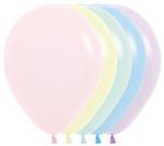 Ballonnen Pastel Matte Mix 30cm 12st