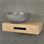 Waskom Hura L | Beton | H12 x Ø28 cm