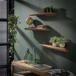 Boomstam wandplanken | Edge | Set van drie