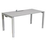 Elektrisch Bureau Wit Lichtgrijs 160 x 80 B-Keus
