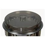 Transparant deksel voor verwarmde bordenlowerator &#248; 310 mm | Diamond | C-THN