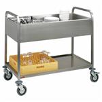 Dresseerwagen in r.v.s., 3x gn 1/1, ondertablet | Diamond | CDS-311