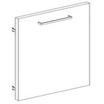 Optie: houten deur voor neutrale kast toonbank - kassa en neutrale kast achteraan - (ml) | Diamond |