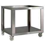 R.v.s. onderstel ld6/35xl-n, nylonwielen, 2 met rem | Diamond | SLD6/35XL-N