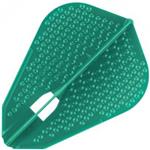 L Style Champagne Dart Flights Dimple Fantail Pacific Green