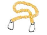 Standaard Besto elastische veiligheidslijn | Karabijnhaak
