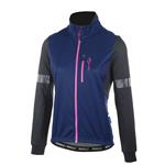 Transition Dames winterjack Zwart/blauw/roze
