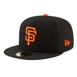 San Francisco Giants Fitted Cap Black Orange Cap Maat : 7/3.8