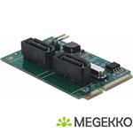 Delock 95264 Mini PCIe-converter naar 2 x SATA met RAID