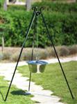 180 cm Tripod with 10 L Stainless Steel Pot