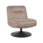 LABEL51 Fauteuil Eli - Taupe - Microfiber