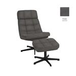 Relaxfauteuil Alvar + Ottomane 53x57x83 cm