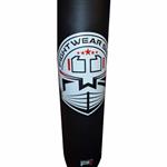 FWS Bokszak Vinyl 180x35 gevuld incl Ketting Zwart