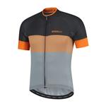 Boost fietsshirt KM Grijs/oranje/zwart