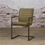 Eetkamerstoel Rocca met armleuning | Groen