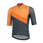 Heren fietsshirt KM Kai Grijs/oranje