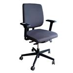 Match Up MA-102 Bureaustoel Grijs Zwart