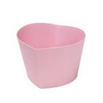 Actie Bloemendoos [ zonder deksel] 14cm ROSE BOX Hartvorm karton Roze Flowerbox Cadeaudoos voor bv r