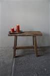 Oud Eikenhouten Bankje | H46 x B60,5 x D16,5 cm