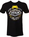 Venum T Shirts Las Vegas Zwart Geel