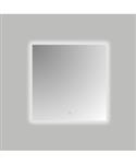 Spiegel Best Design Firkant Met LED Verlichting Vierkant 80x80 cm Met Touchknop