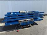 Vlakke transportband 1255 x 65 cm