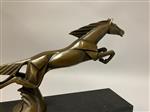 sculptuur, Paard - Modernisme - 21 cm - Brons