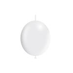 Witte Knoopballonnen 30cm 50st