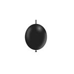 Zwarte Knoopballonnen 15cm 100st