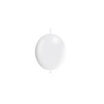 Witte Knoopballonnen 15cm 100st