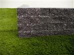 Online Veiling: Muurblokken van beton - kleur Zwart - 6x1...