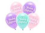 Happy Birthday Ballonnen Gekleurd 26cm 5st