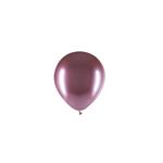 Lichtpaarse Ballonnen Chroom 13cm 100st