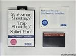 Sega Master System - Marksman / Trap Shooting - Safari Hunt - Combo Cartridge