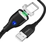 DrPhone Echo Series - 2 Meter Magnetische iPhone/iPad Lightning 3A oplaadkabel - Snellader - Reversi