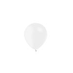 Witte Ballonnen Metallic 13cm 100st