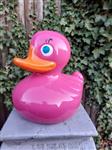 Beeld, nice image of a bath duck - 30 cm - polyresin