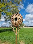 Beeldje - BIrdhouse - IJzer (gegoten/gesmeed)