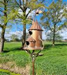 Beeldje - BIrdhouse - IJzer (gegoten/gesmeed)