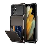 Samsung Galaxy Note 20 - Kaarthouder Hoesje - Wallet Card Slot Portemonnee Cover Case Grijs