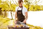 BonFeu Apron Brown Barbeque Schot
