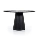 Eettafel Aron rond 130 - zwart