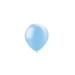 Lichtblauwe Ballonnen Metallic 13cm 100st