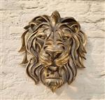 sculptuur, Wall mounted Lion head - 46 cm - Hars