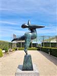 sculptuur, A modernist Ballerina - 70 cm - Brons