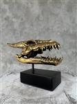 Beeld, No reserve Price - Dragon on a Base Polished Bronze - 12 cm - Brons